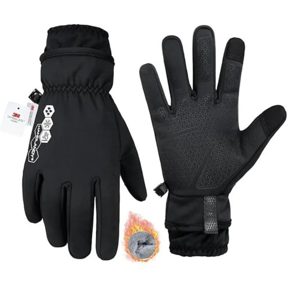 Unisex Winter Gloves Insulated Waterproof Thermal Gloves
